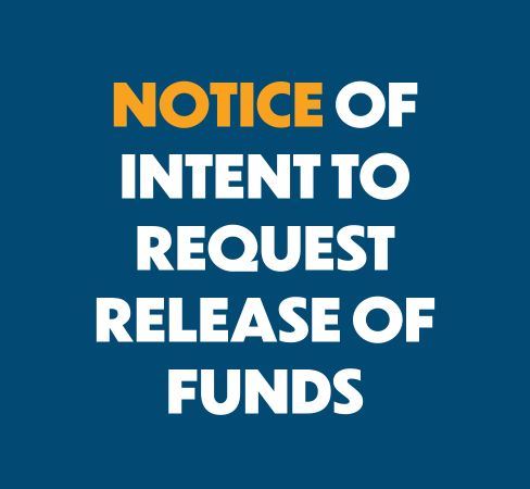 Decorative Image - Notice of Intent to Release Funds